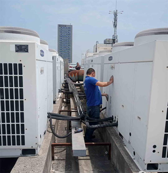 法库中央空调制热和不制冷系统维修方法